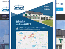 Tablet Screenshot of gynet.cz